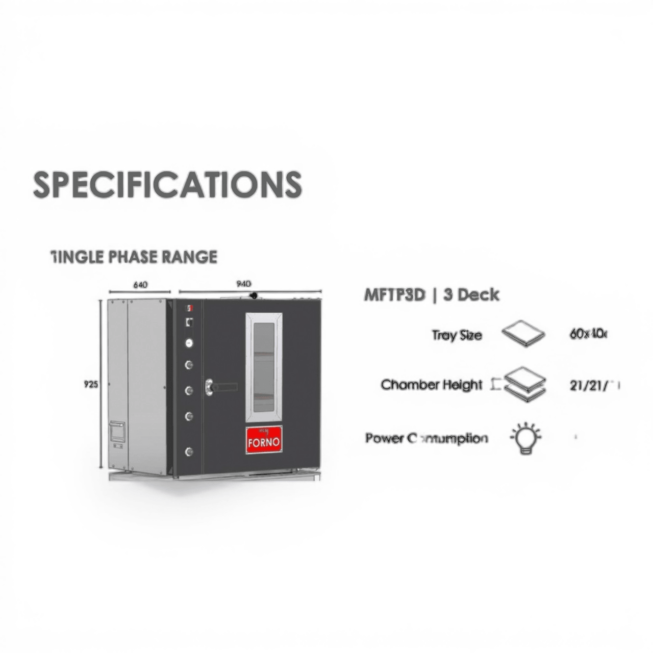 My Forno Single phase Bread/Pizza/Pastry Oven - FACTORY ORDER - Bakeri Solutions