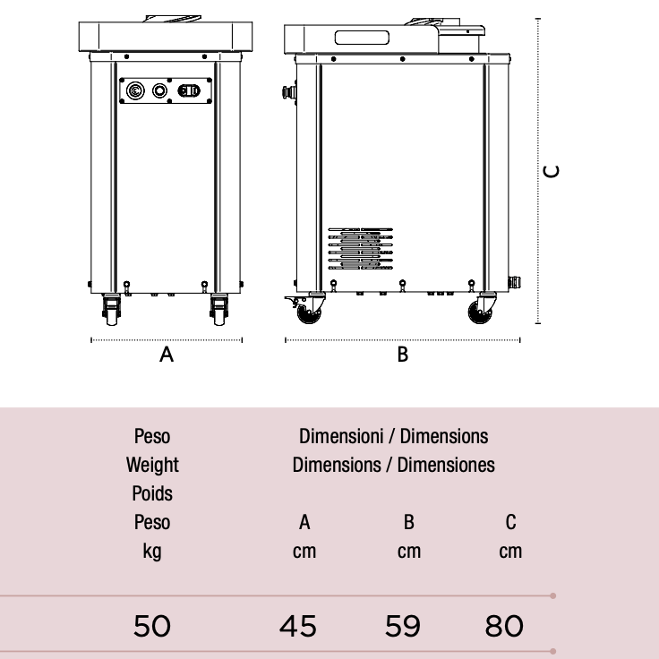 Sunmix Moon 30 - 1000g Dough Rounder/Baller - Bakeri Solutions