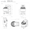 Sunmix Queen Line 200kg Spiral Dough Mixer - Pizza Solutions