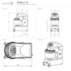 Sunmix Smart Line 30kg Spiral Dough Mixer - Bakeri Solutions