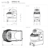Sunmix Smart Line 40kg Spiral Dough Mixer - Pizza Solutions