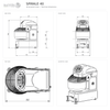 Sunmix Smart Line 40kg Spiral Dough Mixer - Pizza Solutions