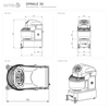 Sunmix Top Line 30kg Spiral Dough Mixer - Pizza Solutions