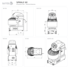 Sunmix Top Line 60kg Spiral Dough Mixer - Pizza Solutions
